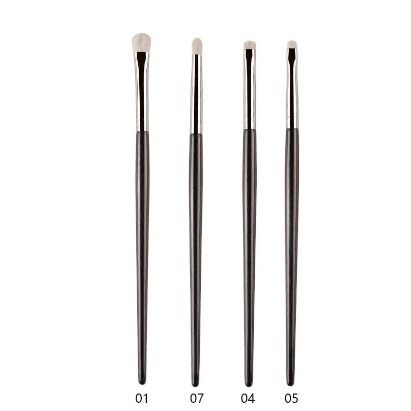 1ks White Pony Hair štětce na make-up na oční stíny Small Smudge Precision Crease Detail Bevel Eye Shadow Make up brush Liner Lip