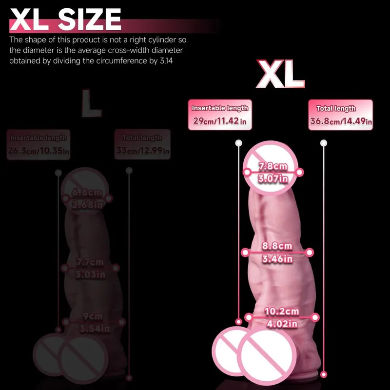 Oieffur cheval gode pour femmes platine Silicone énorme gode avec ventouse Massage Anal Vaginal gros pénis jouets sexuels pour adulte — image 8