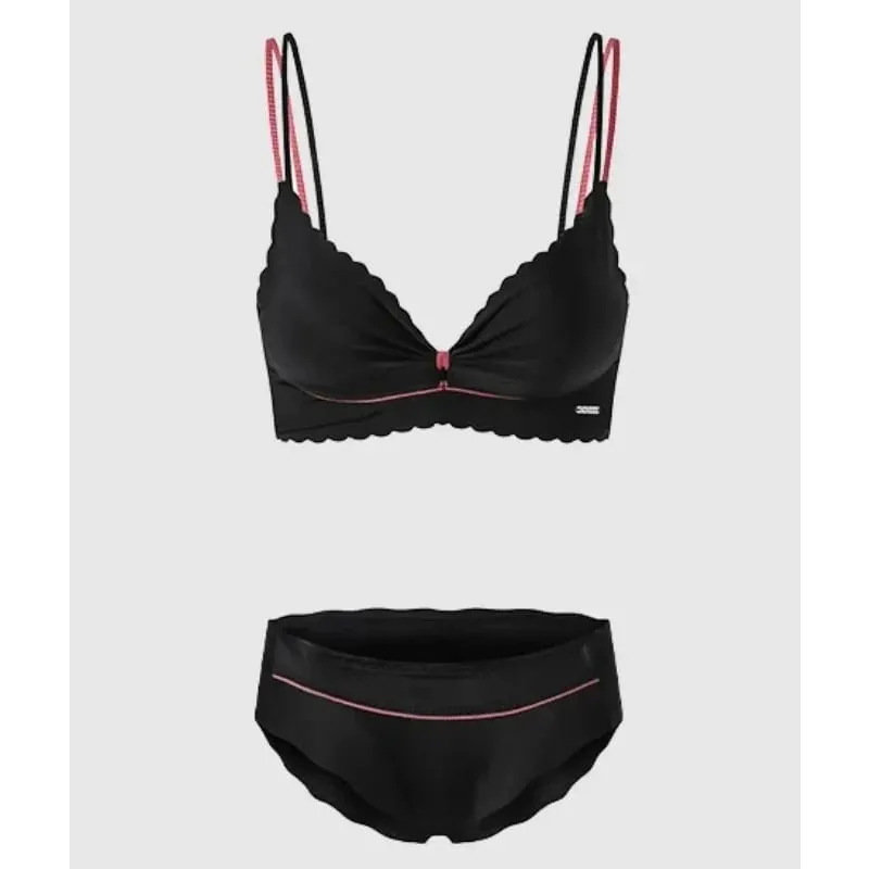 Hot Sexy Sweet Lingerie Set Women Wireless Bra Thin Cup Push Up Breast Support Large Bust Minimizer Daily Wear Plus Size S-XL — image 6