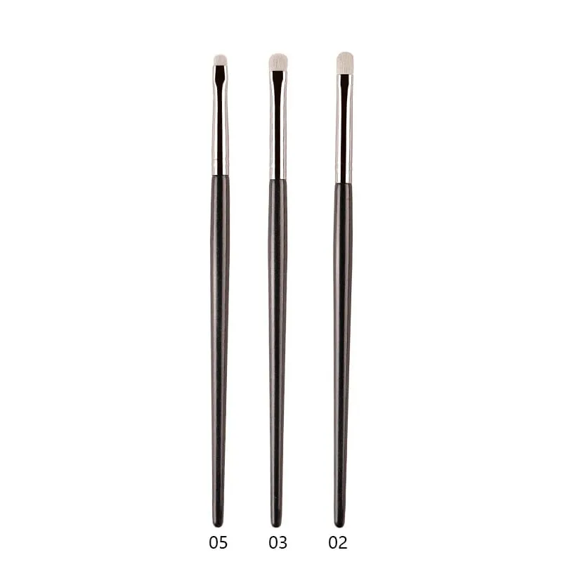 1ks White Pony Hair štětce na make-up na oční stíny Small Smudge Precision Crease Detail Bevel Eye Shadow Make up brush Liner Lip