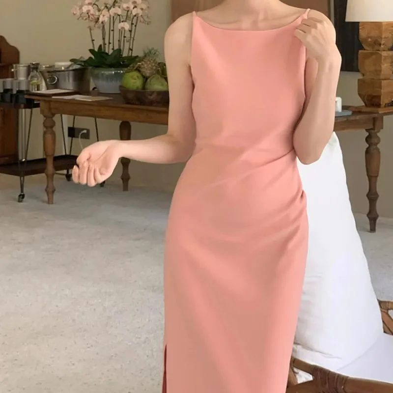Fashion Sexy Dress 2026 Woman Elegant Party Dresses Women's Casual Dresses Long Summer Youth Beach Resort Look Slip Clothing — image 4