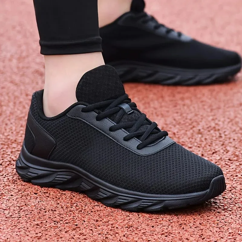 New Men's Sneakers Thick Sole Comfortable Casual Shoes Lightweight Breathable Fashion Running Shoes Luxury Male Tenis Masculino