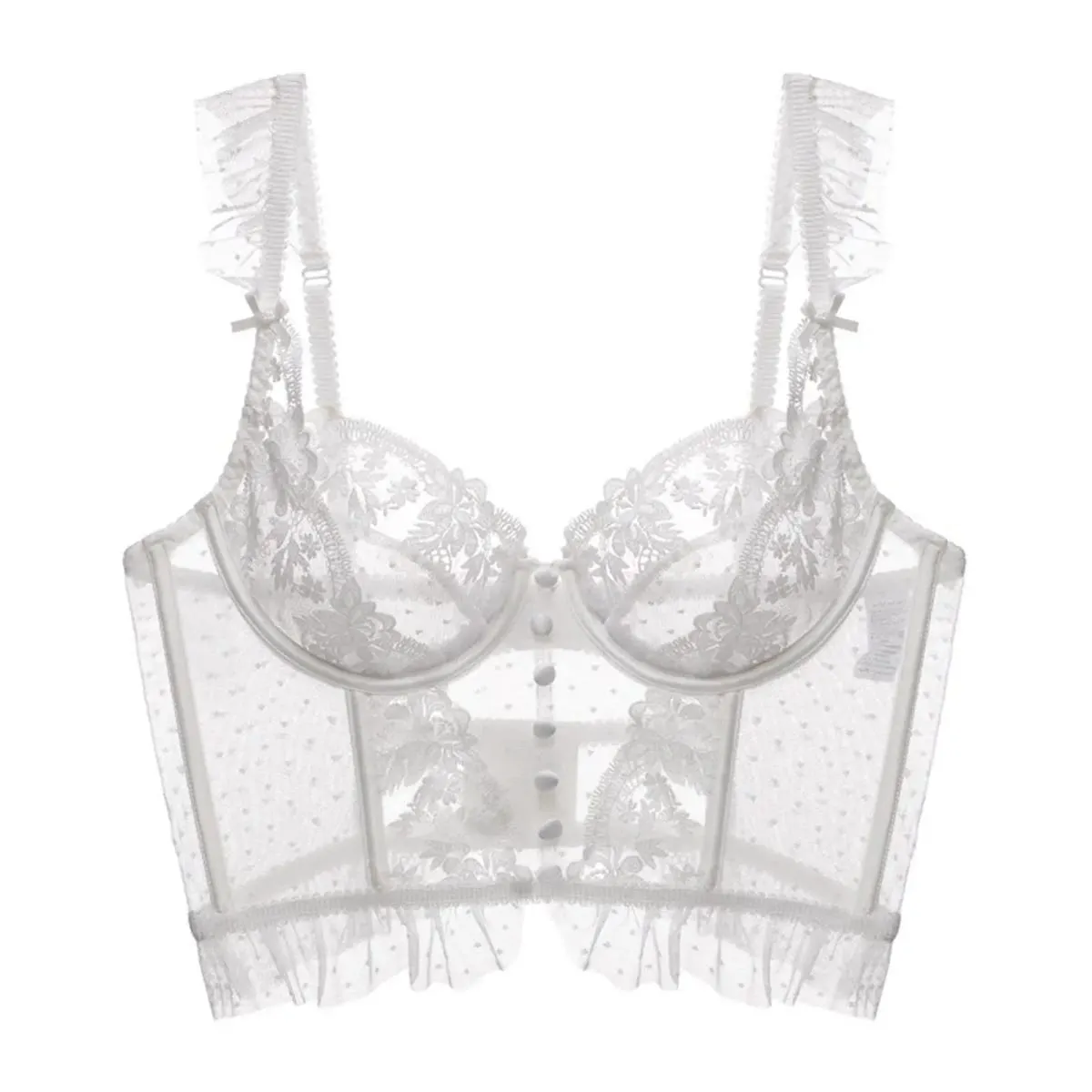 Women Lingerie Set Underwire High Waist Bra Comfortable Thin Underwear Lace Bra Panty Set for Valentine'S Day Honeymoon Bridal