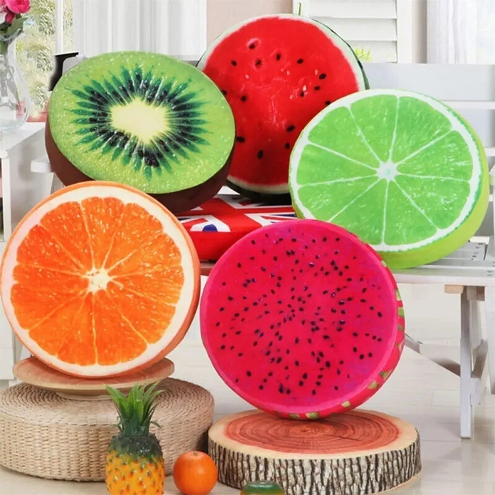 Kindergarten Comfortable Garden Dining Outdoor Funny Seat Pads Round Pillow Chair Cushions Fruit Seat Pads — image 4