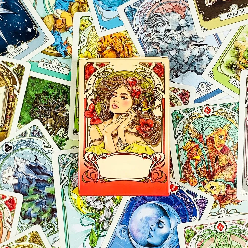 New Oracle Cards A 37 Deck Russian Version Board Playing Games Oracle Cards For Family and Friends Party Holiday Games — image 3