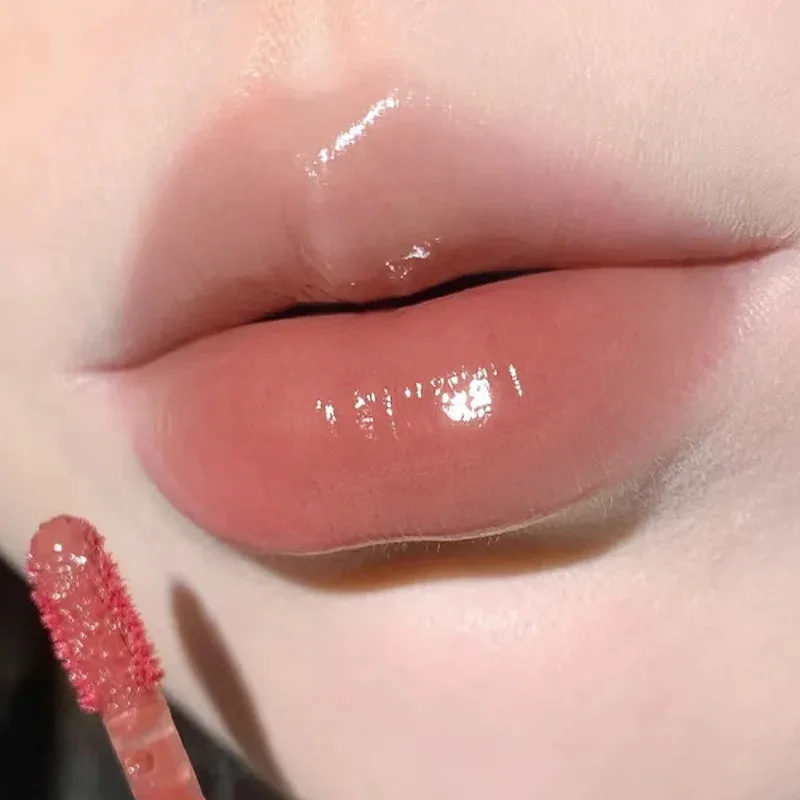 Herorange Hydrating Gloss Lip Tint Watery Texture Plump Glass Lips Long Lasting Non-Dry Dating Daily Makeup — image 8