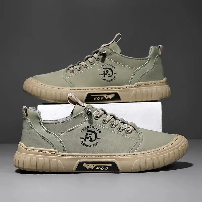 [Men's Skate Sneakers] Sneakers - Men's New Spring/Autumn Skate Shoes - Classic and Versatile - Fashionable and Trendy - Suitable for Daily Wear and Outdoor Leisure - Ideal as Birthday Gifts Christmas Gifts and Halloween Gifts