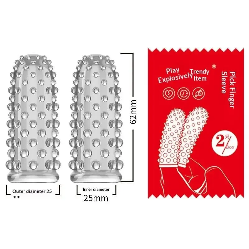 2 Pack TPE แขนไม่มีเครื่องสั่น G Spot Orgasm นวด Clitoris Stimulator Masturbators Anal Sex Toy สำหรับชายหญิงเริ่มต้น — image 4