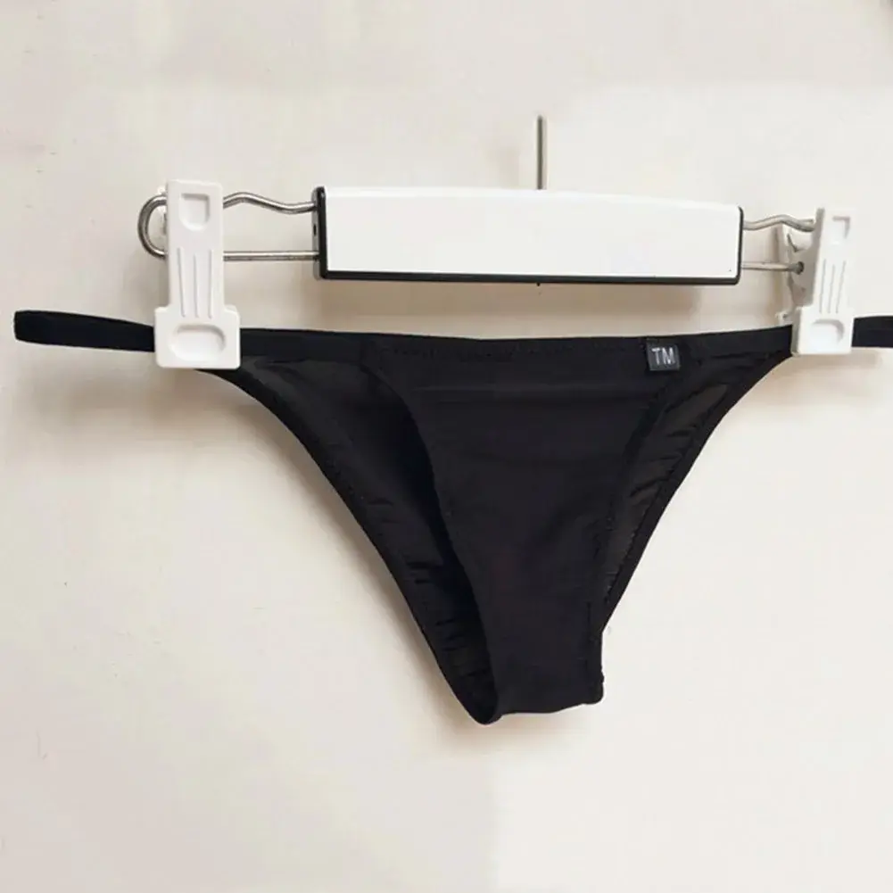 Men Solid Color Thin Soft Breathable Very Hot Lingerie Gay Sissy Pouch Underwear Solid Underpants Panties Briefs Men's Clothing