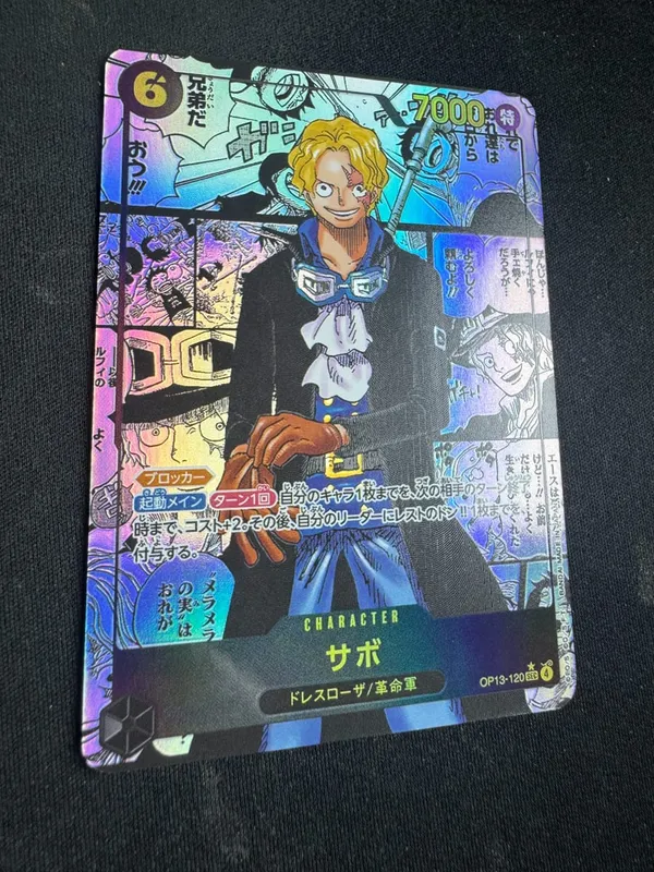 ONE PIECE Roronoa Zoro Monkey D. Luffy כרטיס אוסף תוצרת בית בגרסה יפנית אנגלית צעצועים מתנת יום הולדת לחג המולד — image 20
