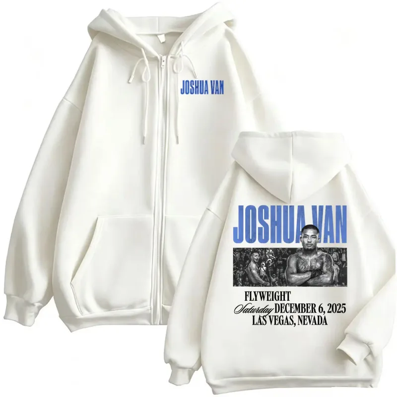 Joshua Van The Fearless Vintage Graphic Zip Up Hoodies Men's Clothing Y2k Violence Aesthetic Sweatshirts Jacket Coats Streetwear — image 8