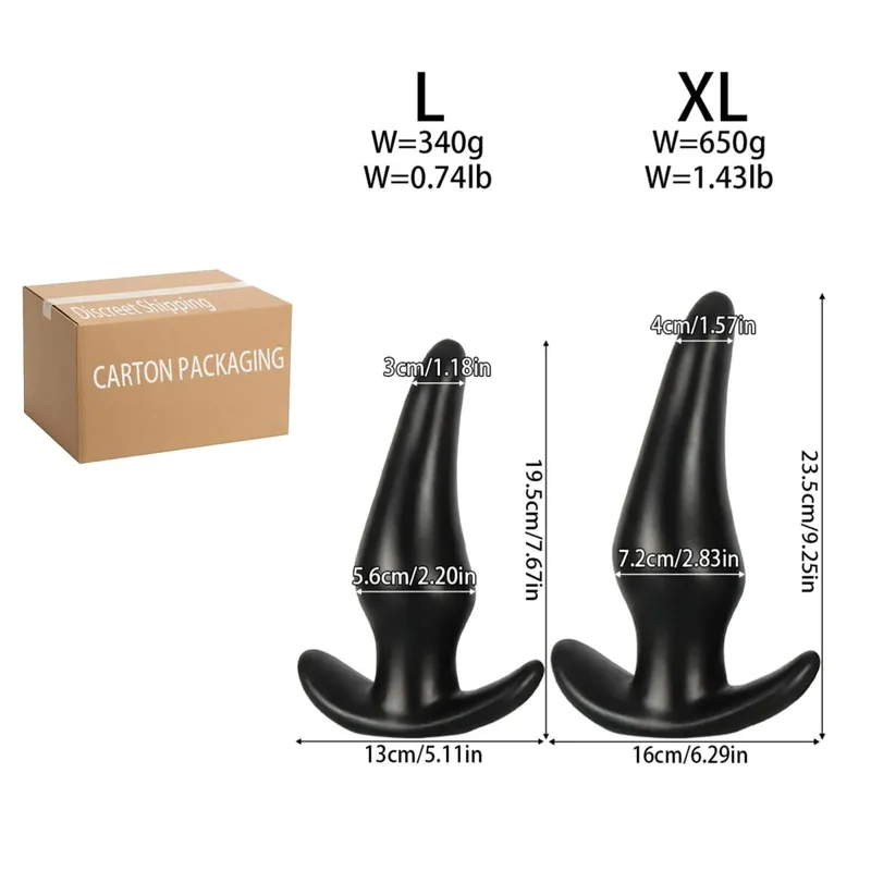 3 Different Sizes Anal Plug Soft Silicone Anal Butt Plug Stimulator Adult Sex Toys For Women Gay Prostate Massager Anal Trainer