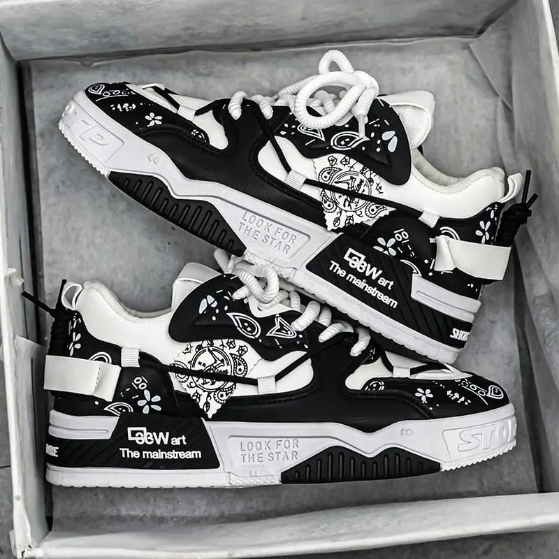 Men's sports and casual board shoes trendy men's shoes fashionable street shoes daily walking shoes — image 2