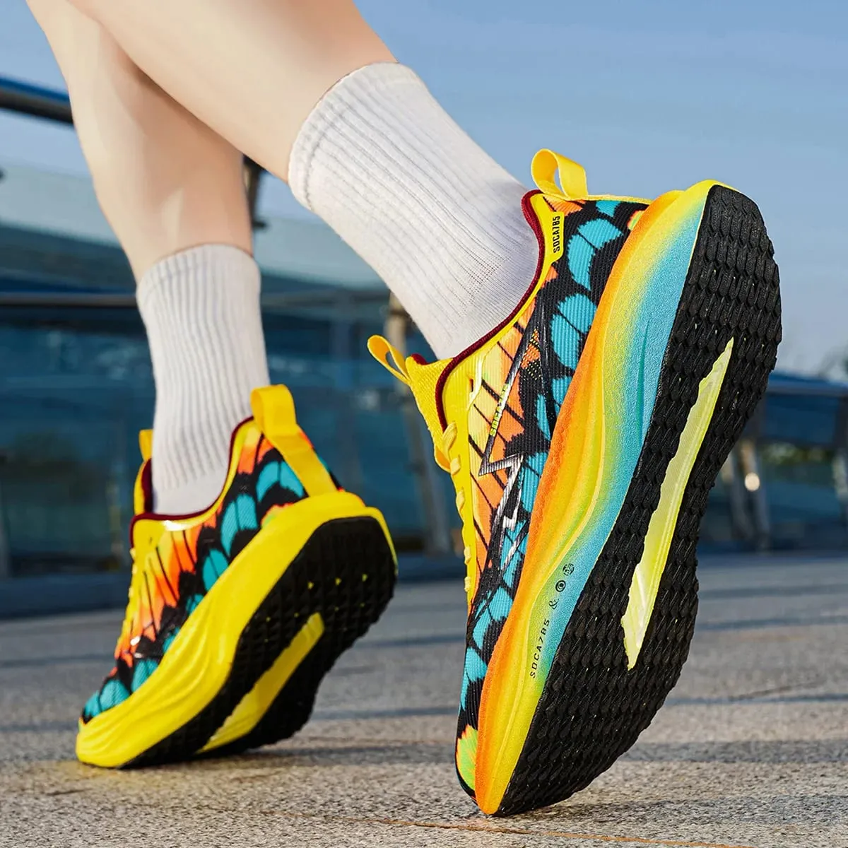Men Running Shoes Carbon Board Speciality Marathon Sports Breathable Lightweight Woman Comfortable Athletic Sneakers Golf Casual — image 6