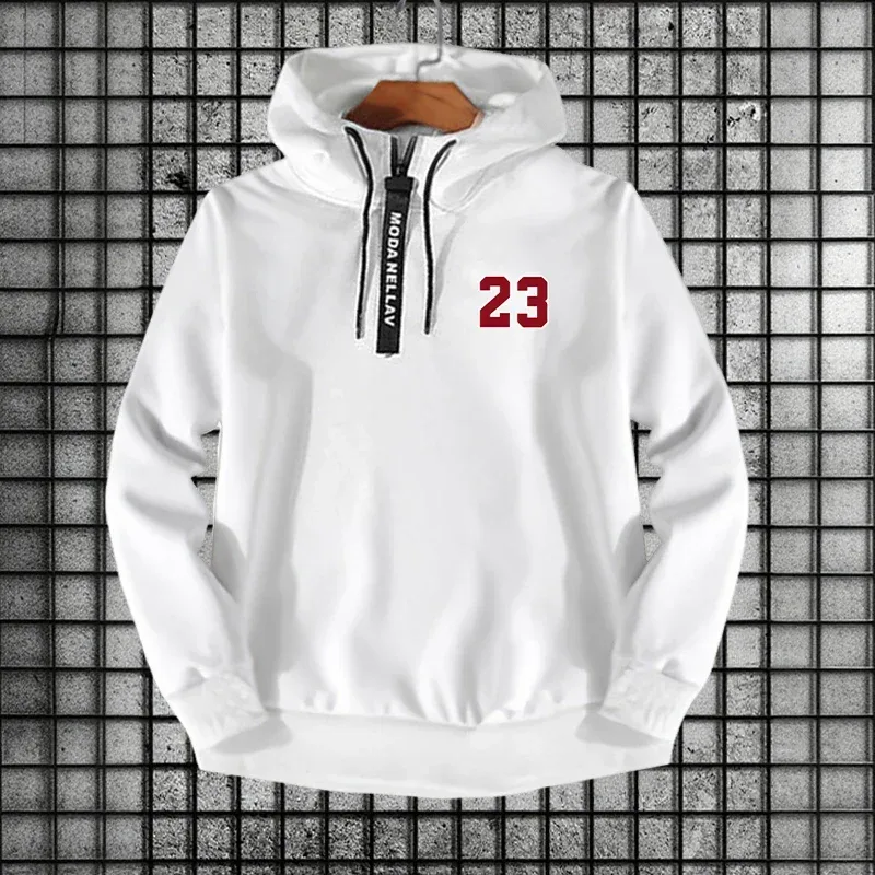 2026 Autumn Winter Daily Casual Sports Fashion Hoodie Men Women Hooded Sweatshirt Urban Trendy Half-zip Long Sleeve Pullover — image 10