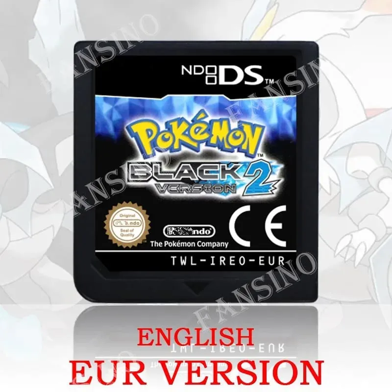 (USA EUR AUS) Pokemon Black White 1/2 Version High Quality Authentic 1:1 Replica DS Video Game Cartridge For DS 2DS 3DS Console — image 21