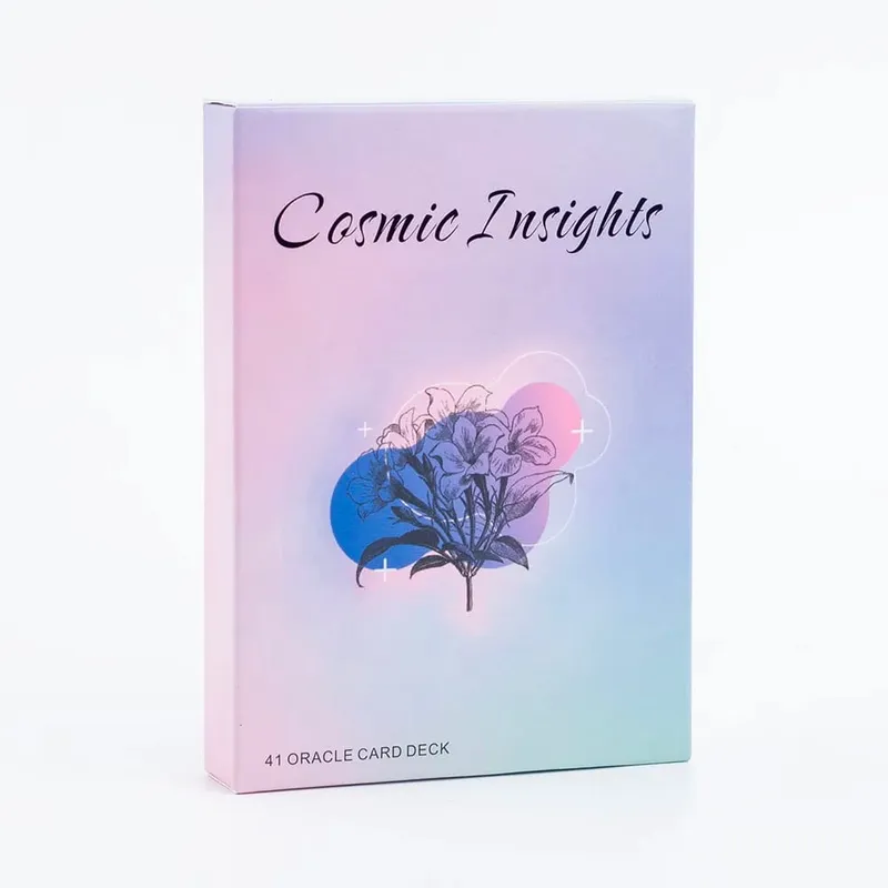 바다 테마 폭풍우 타로 데크 78 카드 운세 세트 10.4*6.1cm 보드 게임 및 타로 읽기를 위해 아름답게 디자인됨