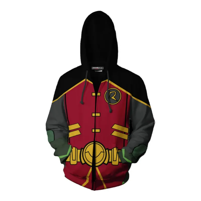 autumn winter Anime hoodies for man Cosplay Hoodie Costume Sweatshirt Zipper Outerwear Casual Hoodies Men clothing zip-up hoodie — image 3