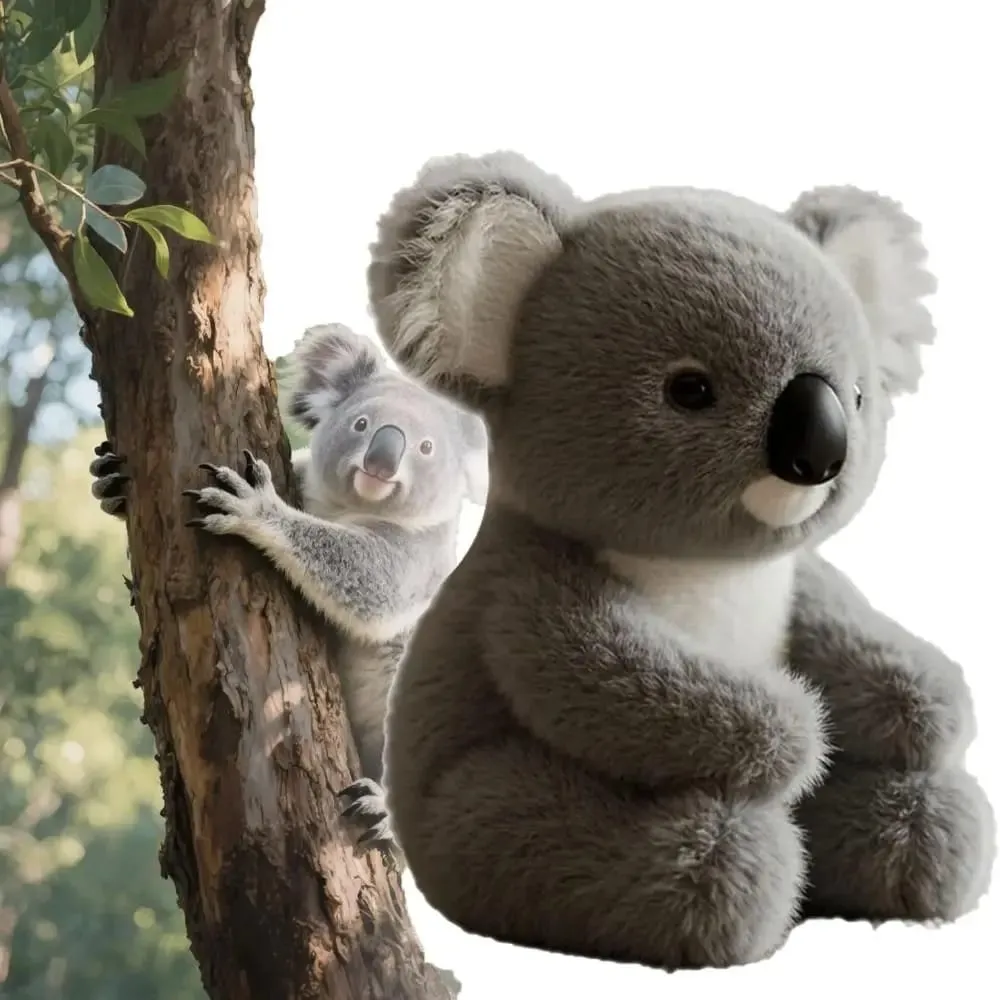Soft Koaly Plush Toy Cute Mimics Natural Movement Stuffed Animals Plush Emotional Support Stuffed Toys for Emotional Support
