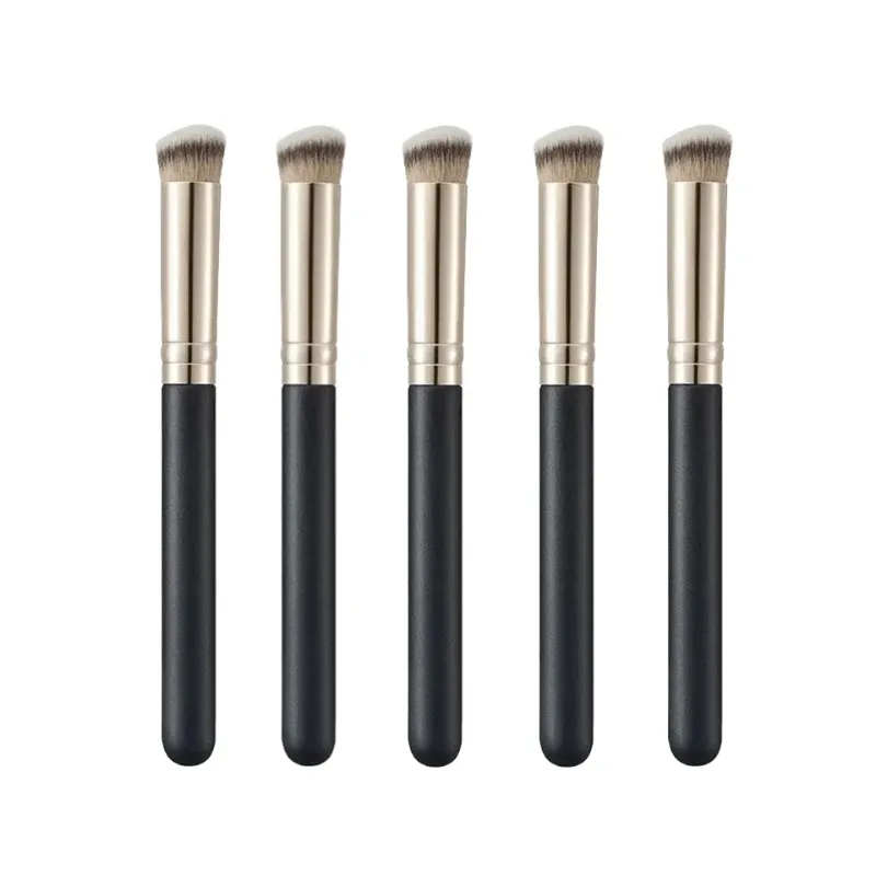 1/2/5/10 Buah Kuas Concealer Foundation Kuas Perona Pipi Kontur Premium Kuas Concealer Cair Foundation Krim BB Kuas Rias Wajah