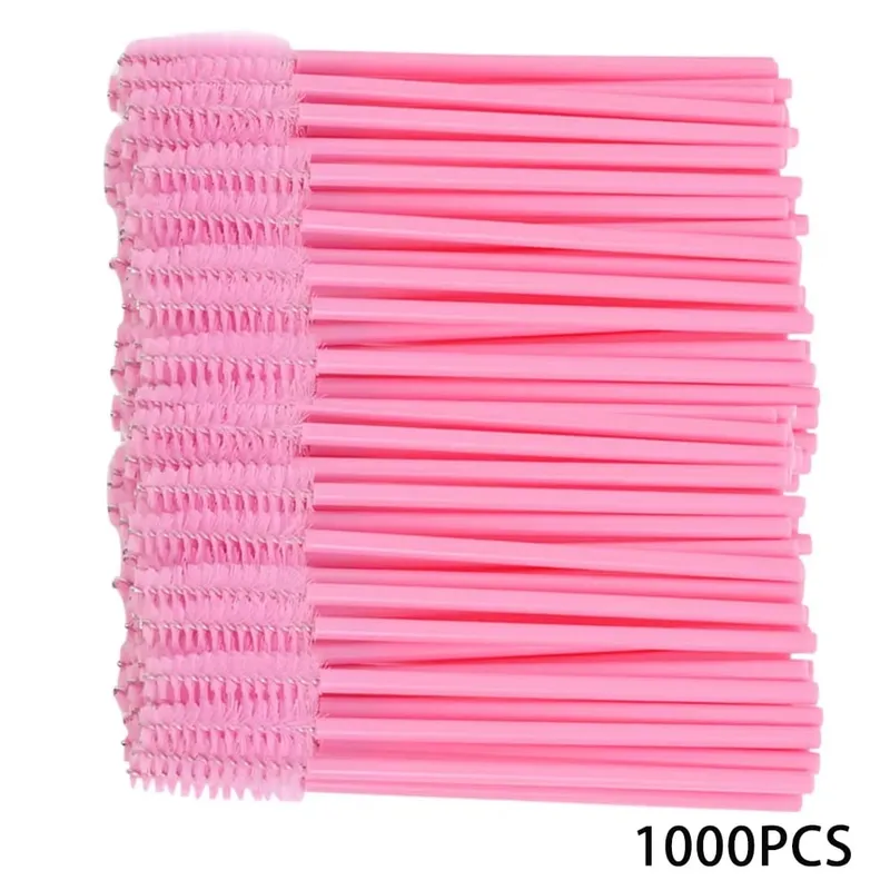 500/1000 stücke Wimpern Pinsel Applikator Großhandel Lash Mascara Wands Pinsel Für Wimpern Verlängerung Augenbraue Spoolies Schönheit Werkzeuge