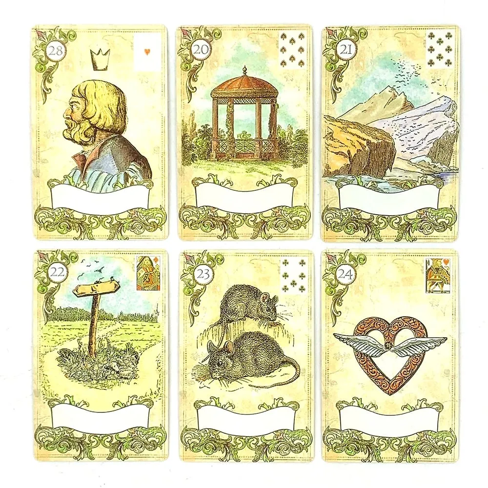 Old Style Lenormand Fortune-Telling Cards English Version A 38 Oracle Deck Divination Borad Games Cards Game Meditation & Gifts — image 4