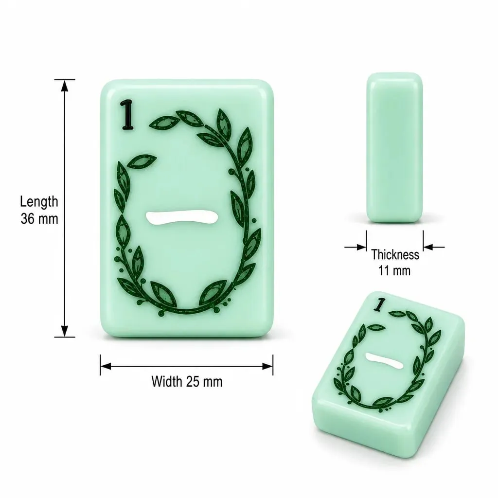 Original Design Christmas American Mahjong 160 Tiles - Acrylic 36x25x11mm with Jokers and Winds Holiday Game — image 6