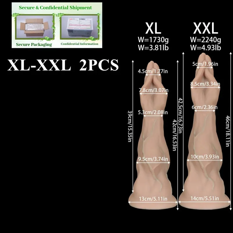 Huge Foot Fist Anal Plug Dildo BDSM Anal Plug Butt Plug Dilator Expander Huge Butt Anal Training Adult Sex Toy For Women Men 1