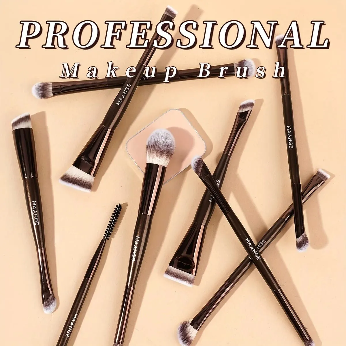 16pcs Face Brushes Set Foundation Blush Concealer Eye Shadow Brushes Multi-Purpose Brush Set Kabuki Brush Festival Gift