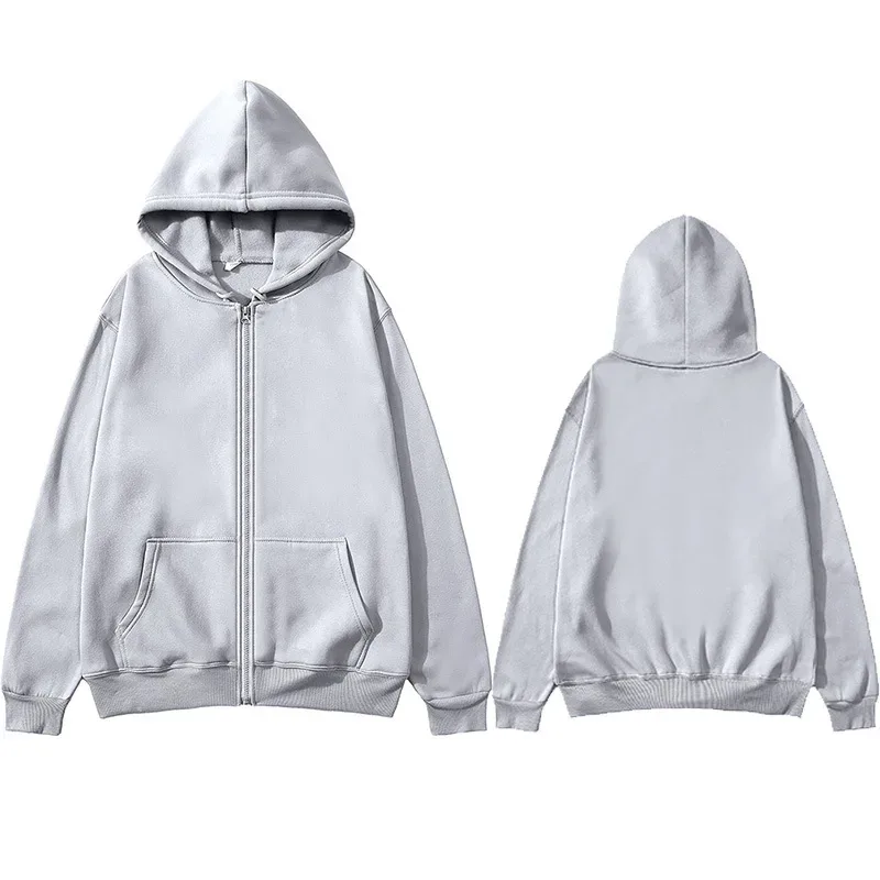 Fashion Casual Black Gray Blue Zipper Hoodie Hip Hop Street Wear Sweatshirts Skateboard Men/Woman Pullover Hoodies Male Hoodie — image 14