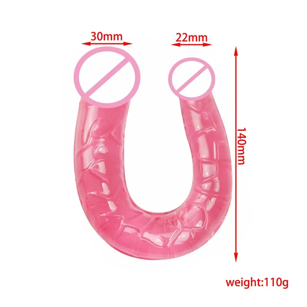 Dildo Sex Toys For Woman Vagina and Anus Realistic Penis Masturbators For Women Two Double Headed Dildos Adult Sex Toy For Women — image 6