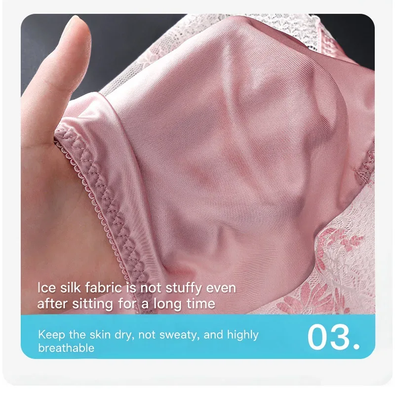 Men Satin Ice Silk Triangle Underwear 3D Pouch Low‑Waist Briefs Side Lace Breathable Soft Sexy Male Plus Size Intimate Shorts — image 9