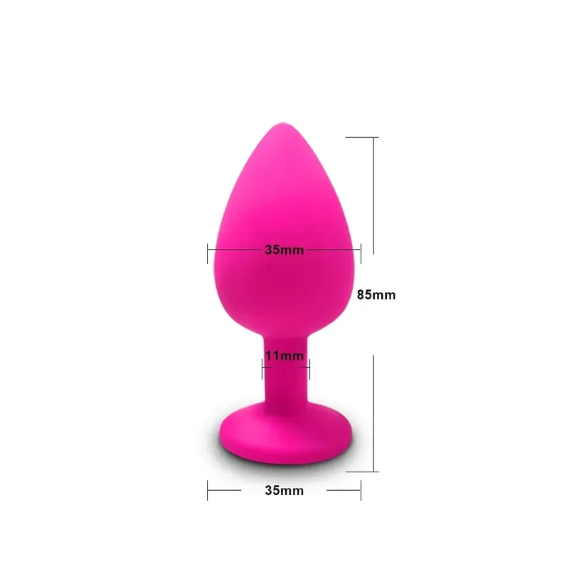 4pcs Soft Silicone Anal Plug Mini Erotic Bullet Vibrator Butt Plug Sex Toy for Men Women Gay Couples Anal Prostate Stimulator