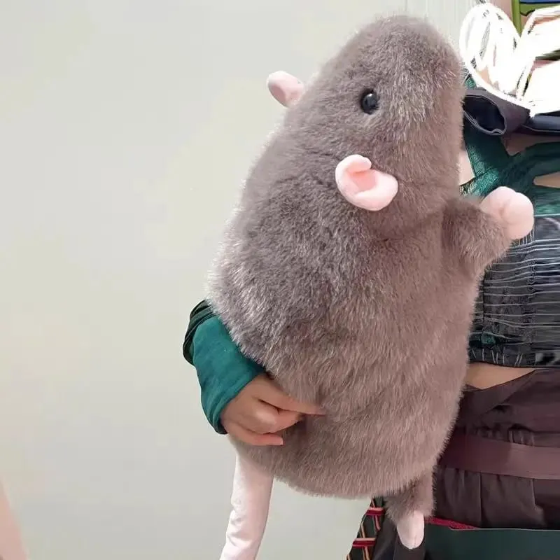 1Pcs 35/50/90cm Cartoon Flower Branch Rat Soft Oversized Animal Figure Cute Simulation Big Mouse Plush Toy Pillow Birthday Gift