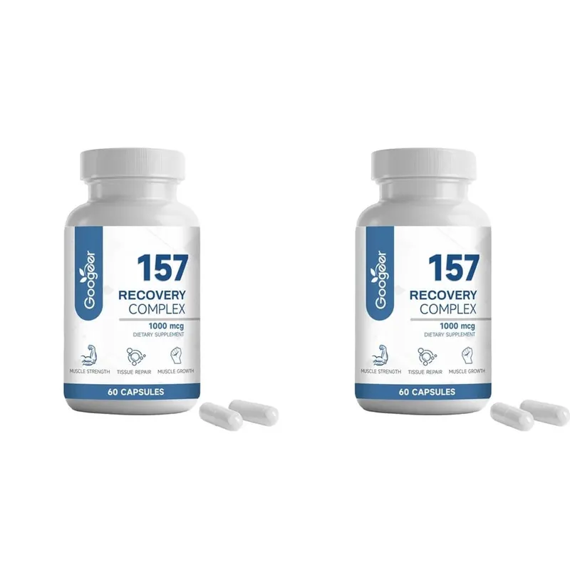 157 Recovery Complex Capsules with L-Valine and L-Glutamine for Recovery Support Muscle Growth Amino Blend 1000 Mcg 60 Capsules
