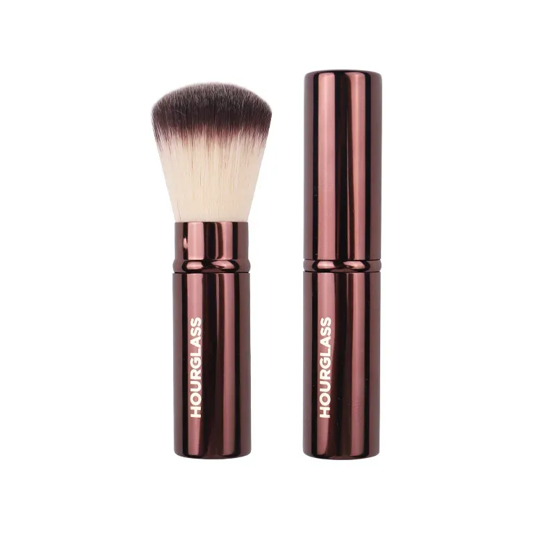 Sablier Pro, pinceaux de maquillage pour fond de teint, poudre, contour, fard à joues, manche en métal, surbrillance, bronzant, haut de gamme, sans boîte, 1 pièce — image 17