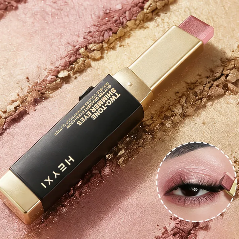 Double Color Eye Shadow Stick Naturally Tinged Not Easy to Mottle Off Makeup Pure Color Create Natural Makeup Effect — image 7
