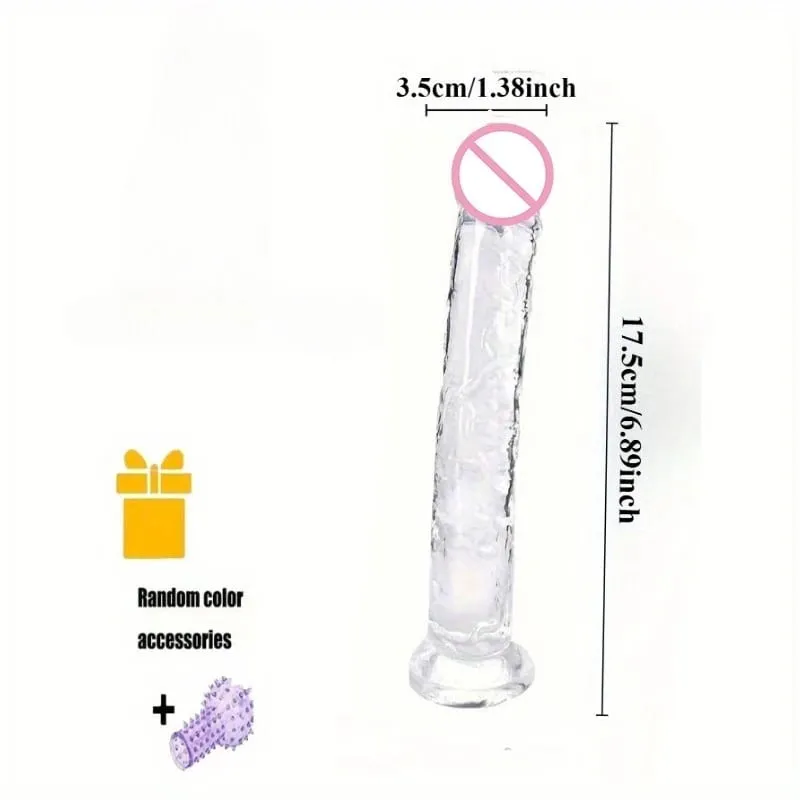 Transparent Soft Jelly Dildos Strong Suction Cup Female Anal Masturbator Clitoral Stimulator Big Dick Lesbian Women Sex Toys 18+ — image 9