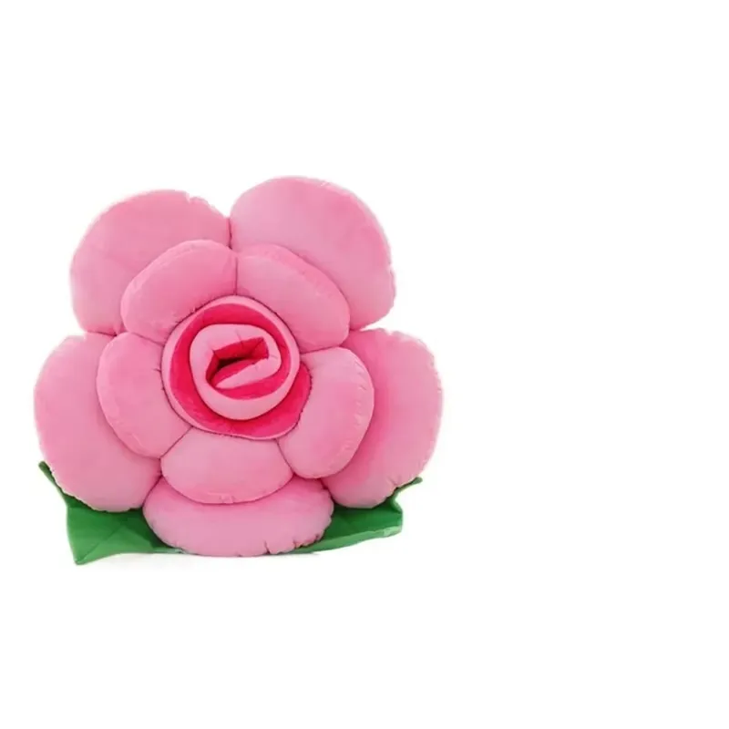 New Large Rose Shaped Pillow Plush Colorful Sofa Flower Cushion Simulated Car Interior Cushion Plush Toys — image 12