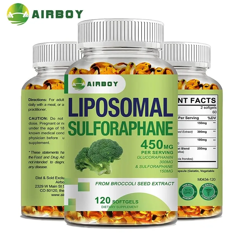 Liposomal Sulforaphane 450mg - Suplemen Jantung Antioksidan Peningkat Imunitas — image 1