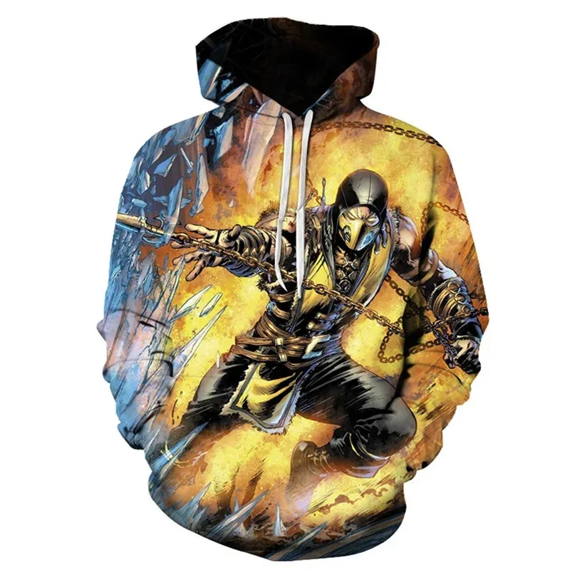 Mortal Kombat Game 3D Print Hoodie Men Women Streetwear Fashion Hoodies Oversized Pullovers Hooded Sweatshirts Tops Man Clothing — image 13