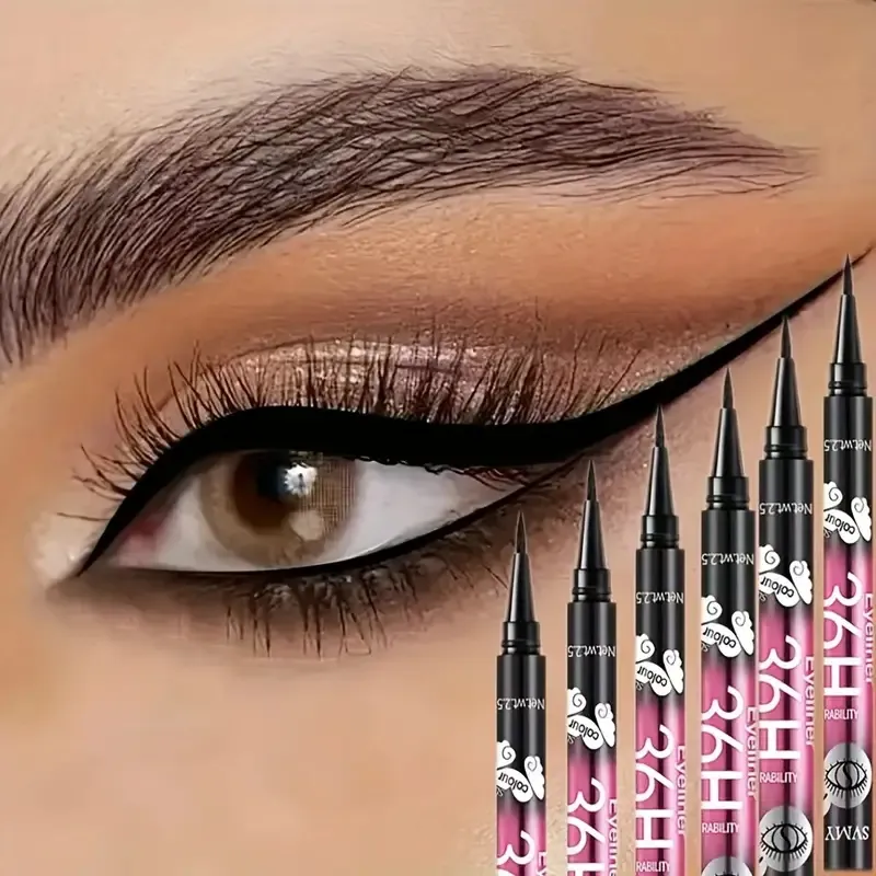 3pcs/5pcs Waterproof Black Eyeliner Pencils-Smudge-Proof Long-Lasting &Beginner-Friendly Eye Makeup — image 2