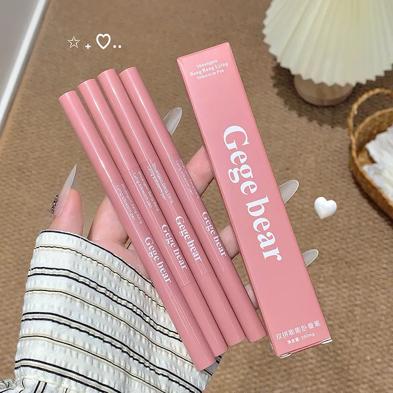 Gege Bear Dual-Tone Silkworm Pen 2-in-1 Highlight & Shadow for Natural Long-lasting and 3D Effec Friendly to Beginners — image 4