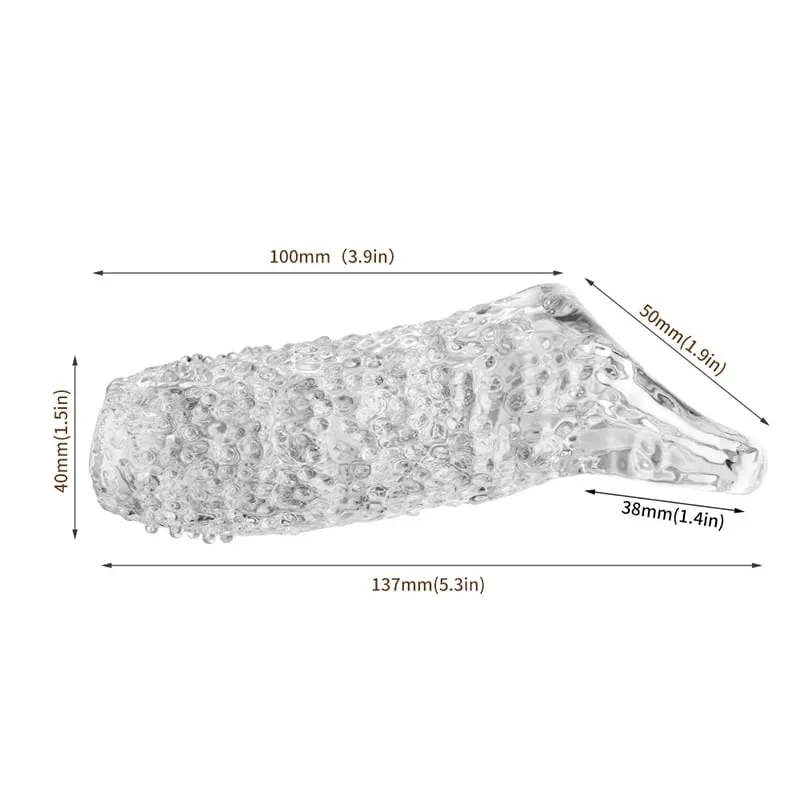 Men Penis Extender Sleeve Reusable Comdom Delay Ejaculation Penis Sleeve Dick Male Dildo Sex Toys for Men Adult 18+ Erotic Goods — image 15