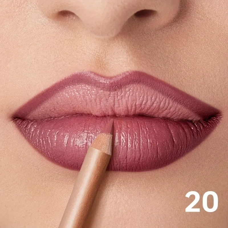 Lápis delineador labial fosco nude de longa duração à prova d'água à prova de manchas contorno preciso fórmula cremosa suave