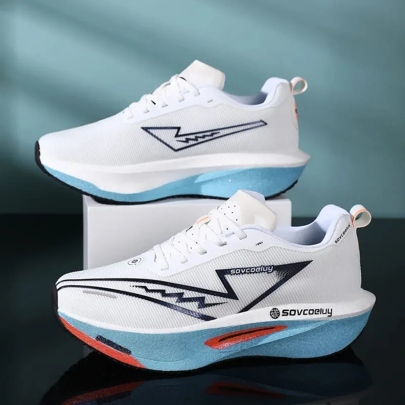 Running Shoes Carbon Board Speciality Men Sports Breathable Lightweight Women's Comfortable Marathon Athletic Nonskid Sneakers — image 2
