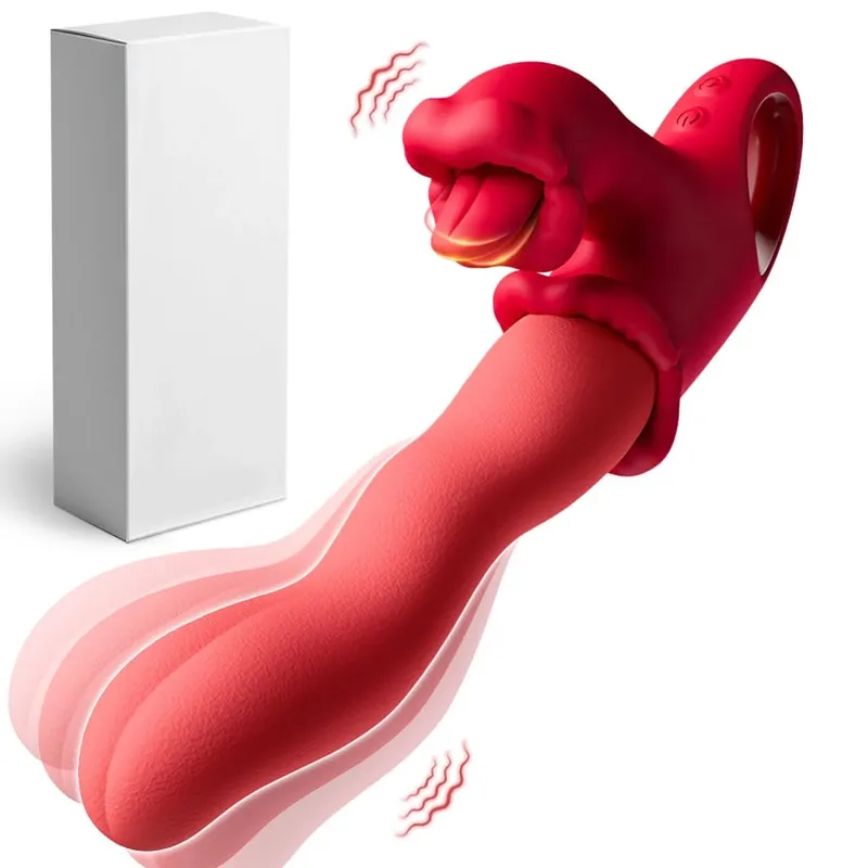 Luxurious Field Clitoral Tongue Scroll Vibrator for Women Clit Nipples G-Spot Female Vagina Massager Vibrator Adults Sex Toys