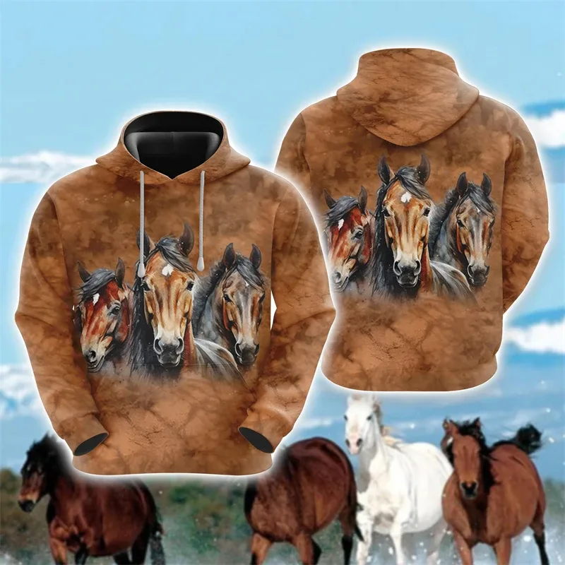 Animal Horse 3D Print Hoodies Autumn Men Women Casual Fashion Oversized Sweatshirts Hoodie Male Pullovers Tracksuit Man Clothing — image 10