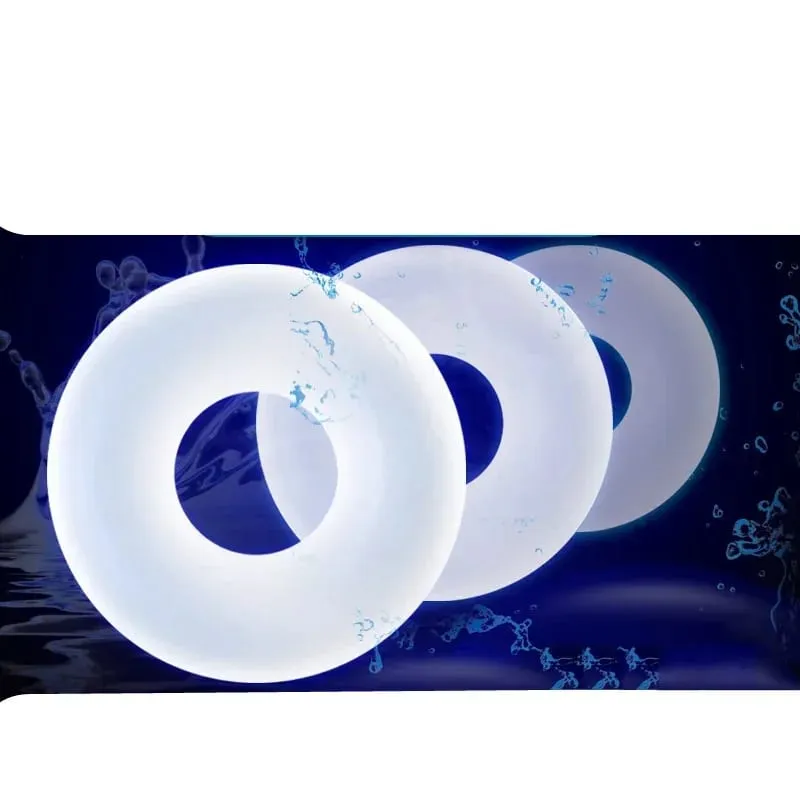 3 Pcs Soft Male Cock Rings Penis Erection Delay Ejaculation Testis Restraint Scrotum Ring Reusable Adult Sex Toys for Men