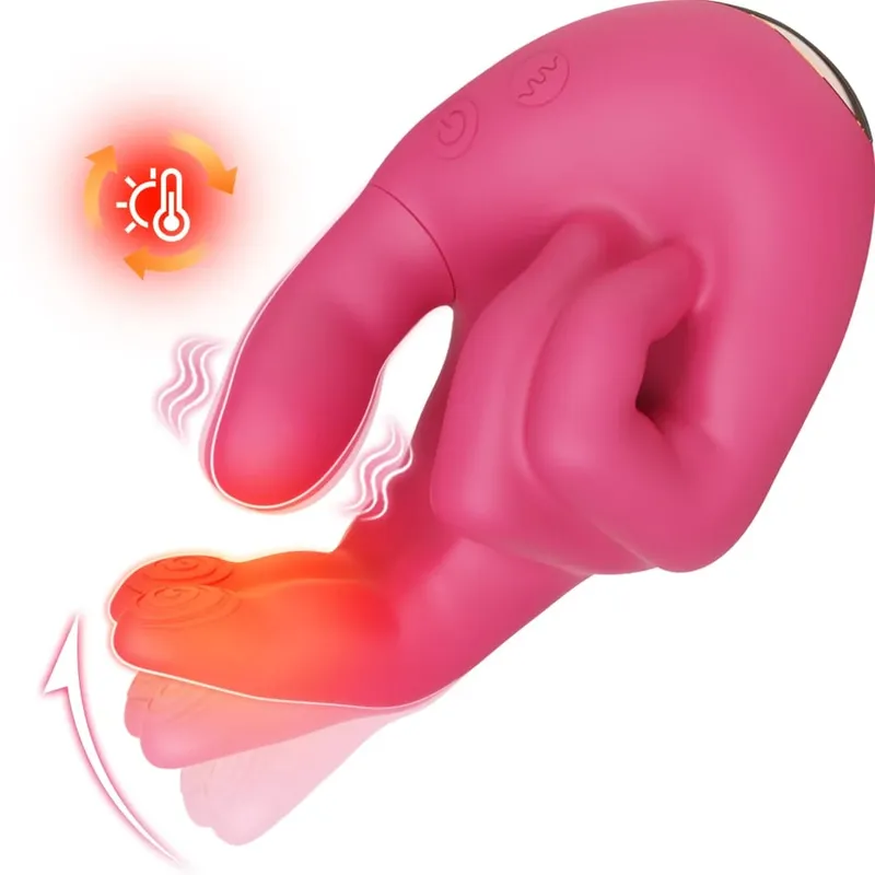 Heating Wiggle Finger Vibrator for Women G-Spot Vagina Vibrator Female Masturbator Nipple Clitoris Stimulator Adult Sex Toys